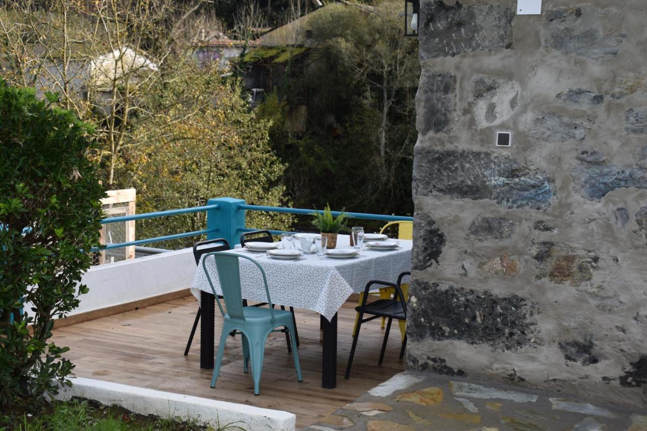 La Casa Azul, Vistas Impresionantes En Plena Naturaleza Con Jardin, Barbacoa, Saltador Y Acceso Al Rio Ason Villa Ramales de la Victoria Exterior foto